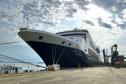 Navio de cruzeiro Vasco da Gama atraca no Porto de Paranaguá