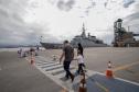 Navio de Guerra da Marinha recebe 750 visitantes
