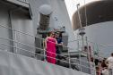 Navio de Guerra da Marinha recebe 750 visitantes