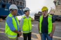 Deputado Ney Leprevost conhece obras do Moegão e novos arrendamentos no Porto de Paranaguá