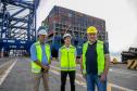 Deputado Ney Leprevost conhece obras do Moegão e novos arrendamentos no Porto de Paranaguá