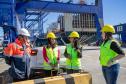 Vice-cônsul dos EUA em São Paulo visita o Porto de Paranaguá
