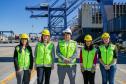 Vice-cônsul dos EUA em São Paulo visita o Porto de Paranaguá