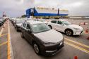 Porto de Paranaguá é o 1º a receber veículos elétricos fabricados por gigante chinesa que retoma vendas no Brasil