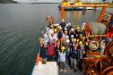 Navio-Escola atraca no Porto de Paranaguá e oferece experiência prática a universitários