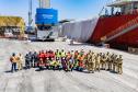 Porto de Paranaguá realiza simulação inédita de resgate em porão de navio