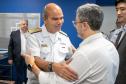 Portos do Paraná recebe a mais alta autoridade da Marinha do Brasil