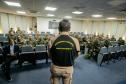 Coronéis do curso de alta administração do Exército visitam o Porto de Paranaguá