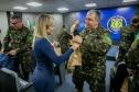 Coronéis do curso de alta administração do Exército visitam o Porto de Paranaguá
