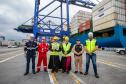 Imagem de Nossa Senhora do Rocio é recebida com homenagens no Porto de Paranaguá