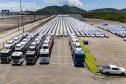 Porto de Paranaguá registra alta de 100% na movimentação de veículos em março