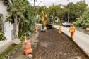 Pavimentação em concreto já ocupa quase toda a extensão da Avenida Conde Matarazzo e da Rua Engenheiro Luís Augusto