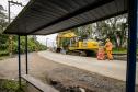 Pavimentação em concreto já ocupa quase toda a extensão da Avenida Conde Matarazzo e da Rua Engenheiro Luís Augusto