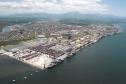 Imagem aérea do Porto de Paranaguá 