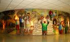 O maior painel circular da América Latina pintado pelo artista parnanguara Emir Roth entre os anos de 1977 e 1978 