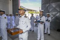  Capitania dos Portos do Paraná tem novo comando Em cerimônia realizada nesta sexta-feira (13), o capitão de mar e guerra André Luiz Morais de Vasconcelos passou a função ao Capitão de Fragata Anderson Brito de Melo.