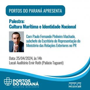 AVISO DE PAUTA – Portos do Paraná promove palestra com diplomata do Ministério das Relações Exteriores