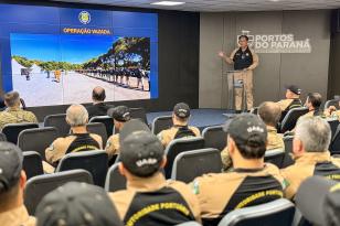 Fórum reúne 36 profissionais de segurança que atuam nos portos do Paraná, São Paulo e Santa Catarina