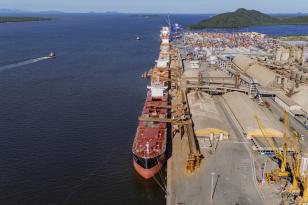 Resultado é o maior já registrado para o período e foi impulsionado pelas exportações de soja, das cargas conteinerizadas e da movimentação de veículos