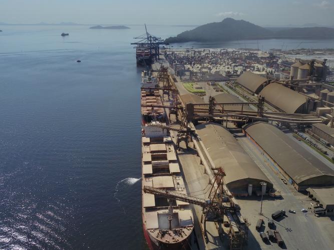 Iamgem do Porto de Paranaguá