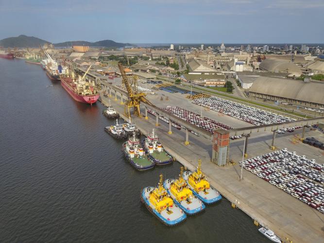 Imagem do Porto de Paranaguá