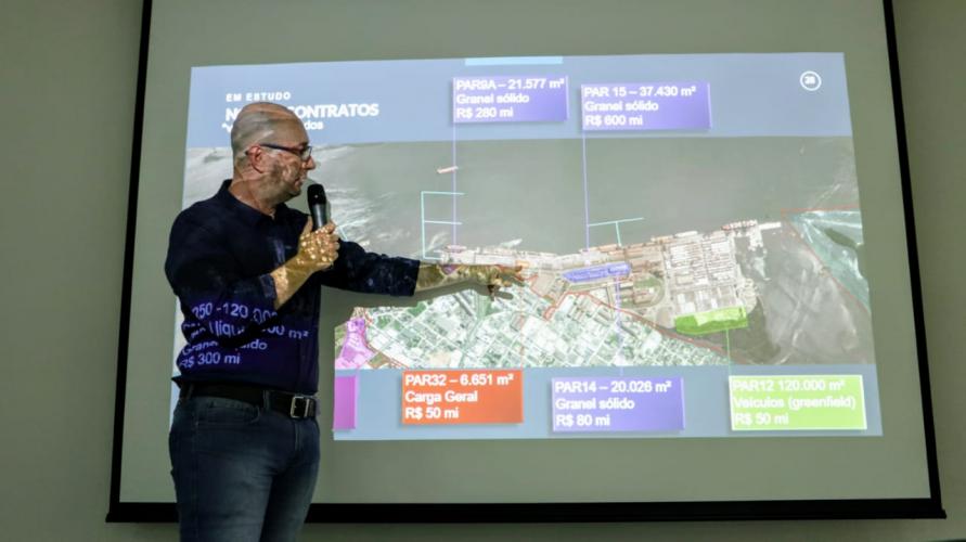 Palestra para alunos do Rocio