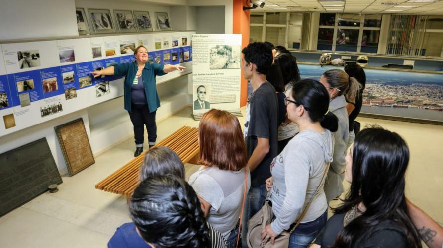 Palestra para alunos do Rocio