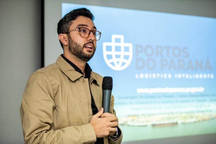 O presidente da Portos do Paraná, Luiz Fernando Garcia, é um dos palestrantes do seminário.