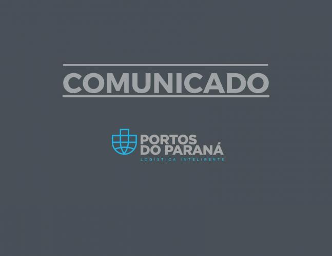 Dando sequência ao comunicado emitido nesta quarta-feira (12), na hora do almoço, a Portos do Paraná informa que foi localizado um segundo ponto de rompimento na tubulação que originou o vazamento ocorrido durante operação de Nafta do terminal TERIN, na Avenida Coronel Santa Rita, em Paranaguá.