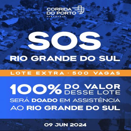 Em 24h, Corrida do Porto arrecada R$ 60 mil para vítimas do Rio Grande do Sul