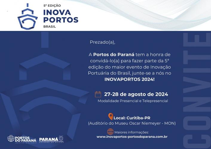 Estão abertas as inscrições para o maior evento sobre inovação portuária do Brasil