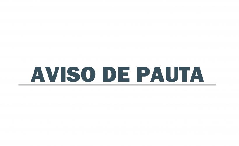 Aviso de Pauta Aviso de pauta