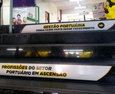 Empresa pública participa da 8ª edição de evento do Instituto Superior do Litoral do Paraná (Isulpar). A intenção é mostrar aos alunos e visitantes as oportunidades de carreira no setor, principal gerador de emprego e renda em Paranaguá.