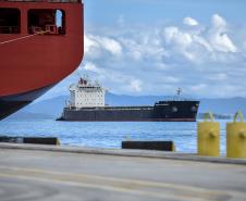 Índice refere-se à comparação dos primeiros dez meses desse ano com o mesmo período de 2018. No porto de Paranaguá, a maior redução foi no berço 209, prioritário para as operações de descarga de fertilizantes. O tempo de espera dos navios foi 63% menor. 