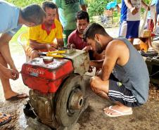 A empresa Portos do Paraná oferece a atividade, nessa semana, na Ilha de São Miguel. Objetivo é ensinar sobre manutenção de motores para que os pescadores fiquem menos dependentes de serviços de terceiros. Ainda em novembro, a atividade acontecerá na Ilha do Teixeira. 