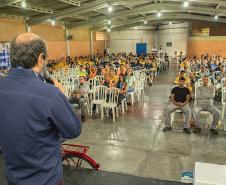 Encontro anual reúne empregados da Portos do Paraná, Ogmo, órgão gestor da mão de obra dos trabalhadores portuários avulsos, e mais 13 empresas. Este ano, o foco está nas atividades em altura, mas são abordados diversos temas sobre as rotinas dos profissionais. 