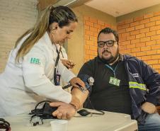 Encontro anual reúne empregados da Portos do Paraná, Ogmo, órgão gestor da mão de obra dos trabalhadores portuários avulsos, e mais 13 empresas. Este ano, o foco está nas atividades em altura, mas são abordados diversos temas sobre as rotinas dos profissionais. 