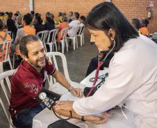 Cerca de 1100 trabalhadores prestigiaram o encontro de reflexão sobre prevenção de acidentes de trabalho e também de muita confraternização