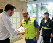 Portos do Paraná participa do “Dia D” de combate à dengue. Ação mobilizou trabalhadores portuários, funcionários da empresa pública e caminhoneiros em Paranaguá