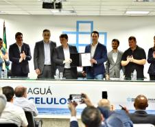  partir desta quinta-feira (27) a Klabin passa a administrar espaço para cargas de celulose. Empresa deve investir até R$ 130 milhões no terminal. 