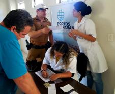 Primeira edição do ano do projeto foi realizado no Porto de Paranaguá. Em 2020 também vai contemplar as comunidades das ilhas que estão nas áreas de abrangência dos Portos de Paranaguá e Antonina.