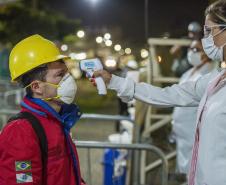 As ações incluem a aferição de temperatura de 195,6 mil pessoas, medidas de higiene e limpeza e campanhas internas de conscientização. 