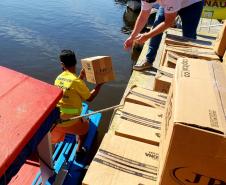 A ação envolveu oito barcos, distribuiu 1.043 cestas básicas e foi coordenada pela Diretoria Empresarial da Portos do Paraná. Foram beneficiados moradores da Ilha do Mel - Brasília, Encantadas e Ponta Oeste, Superagüi, São Miguel, Piaçaguera, Maciel, Eufrasina, Ponta do Ubá, Amparo, Europinha, Teixeira e Ilha das Peças.