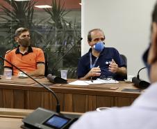 Autoridade Portuária reuniu Órgão Gestor de Mão de Obra (OGMO), o Sindicato dos Trabalhadores Portuários (Sintraport) e a Intersindical para apresentar e discutir ações de reforço ao coronavírus. 
