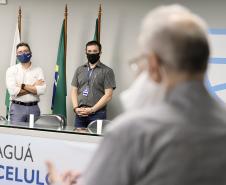 A Portos do Paraná encerrou nesta quarta-feira, dia 27, a entrega das homenagens aos colaboradores com mais tempo de empresa. Foram 38 portuários que receberam uma placa de agradecimento pelos mais de 40 anos de dedicação à empresa pública.