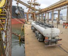 Todo óleo usado dos navios, recolhido no Porto de Paranaguá, tem como destino a reciclagem. A coleta do resíduo oleoso das embarcações é um dos serviços de apoio essenciais para a atividade portuária. 
