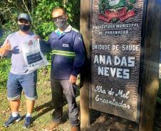 Ação é específica para pescadores e faz parte do Programa de Educação Ambiental da dragagem de manutenção da Portos do Paraná.