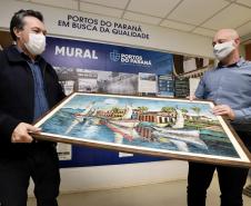 Porto de Paranaguá tem previsão de receber navio de passageiros em novembro, caso a pandemia esteja controlada. Anuncio foi feito ao Secretário de Desenvolvimento Sustentável e Turismo nesta quarta-feira.
