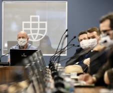 Porto de Paranaguá tem previsão de receber navio de passageiros em novembro, caso a pandemia esteja controlada. Anuncio foi feito ao Secretário de Desenvolvimento Sustentável e Turismo nesta quarta-feira.