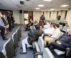 Comitiva do porto catarinense visitou estrutura paranaense e conheceu um pouco mais sobre a gestão e a operação portuária adotadas em Paranaguá e Antonina.